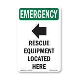 Rescue Equipment Located Here