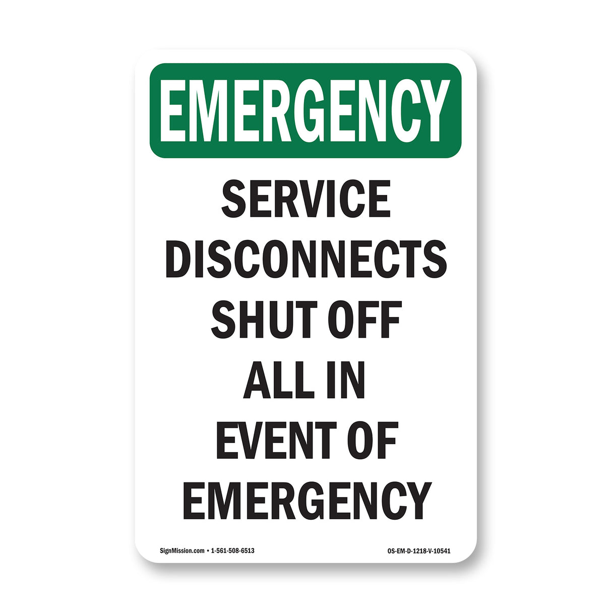 Service Disconnects Shut Off All In Event