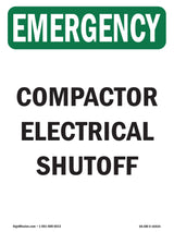 Compactor Electrical Shutoff