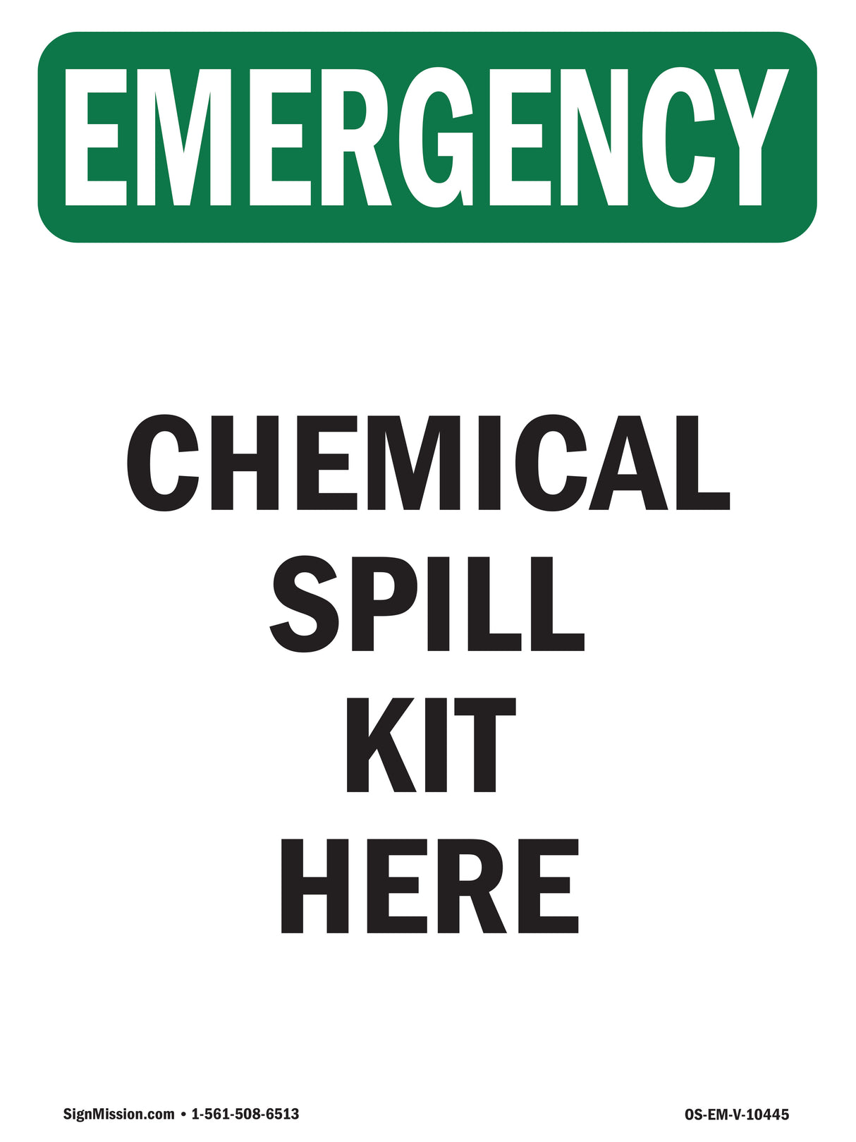 Chemical Spill Kit Here