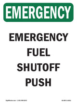 Fuel Shutoff Push