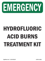 Hydrofluoric Acid Burns Treatment Kit