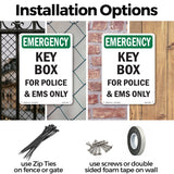 Key Box For Police And EMS Only!