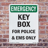 Key Box For Police And EMS Only!