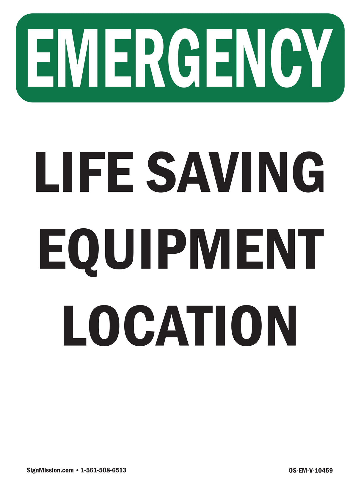 Life Saving Equipment Location