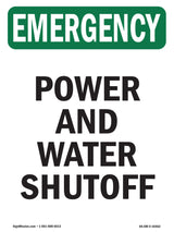 Power And Water Shutoff