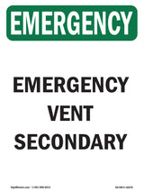 Vent Secondary