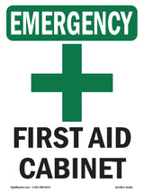 First Aid Cabinet With Symbol