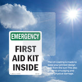 First Aid Kit Inside