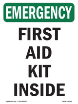 First Aid Kit Inside