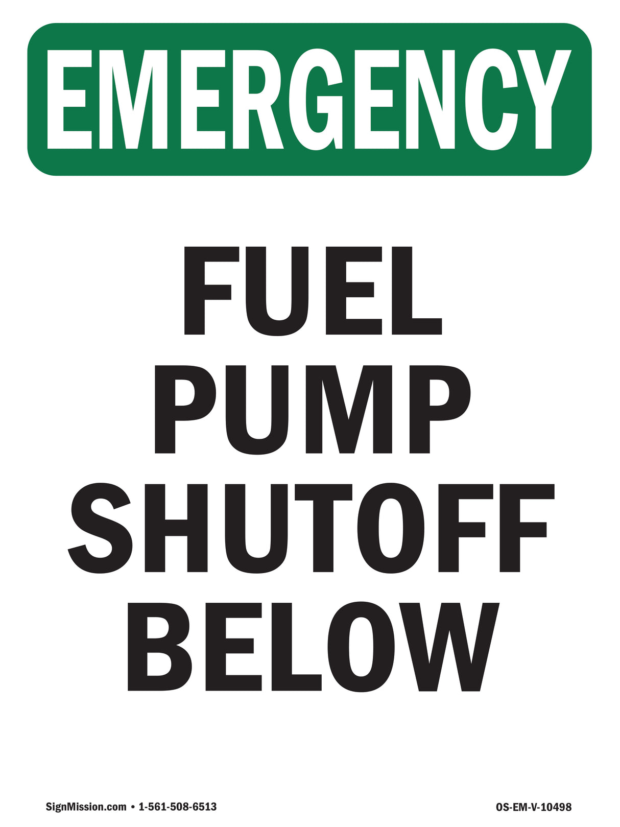 Fuel Pump Shutoff Below