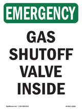 Gas Shutoff Valve Inside