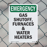 Gas Shutoff, Furnaces And Water Heaters
