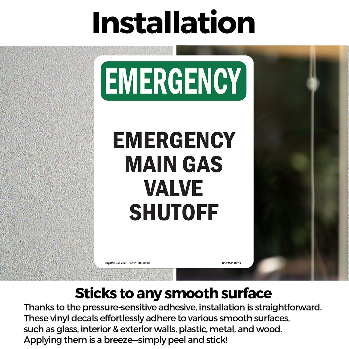 Main Gas Valve Shutoff