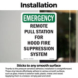 Remote Pull Station For Hood Fire Suppression