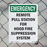 Remote Pull Station For Hood Fire Suppression