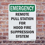 Remote Pull Station For Hood Fire Suppression