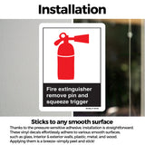 Fire Extinguisher Remove Pin And Squeeze Trigger