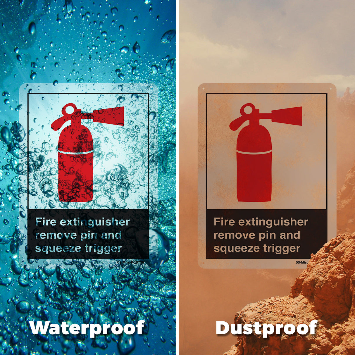 Fire Extinguisher Remove Pin And Squeeze Trigger