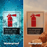 Fire Extinguisher Remove Pin And Squeeze Trigger