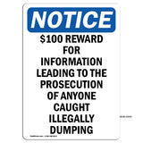 $100 Reward For Information Leading