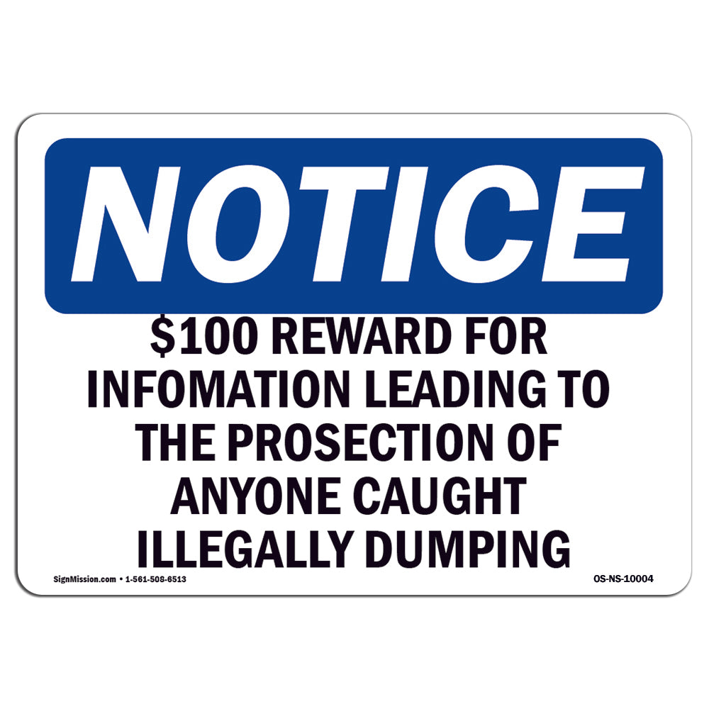 $100 Reward For Information Leading