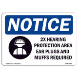 2X Hearing Protection Area Ear
