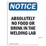 Absolutely No Food Or Drink In