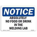 Absolutely No Food Or Drink In