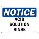 Acid Solution Rinse