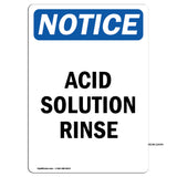 Acid Solution Rinse