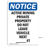 Active Mining Private Property Do Not Leave