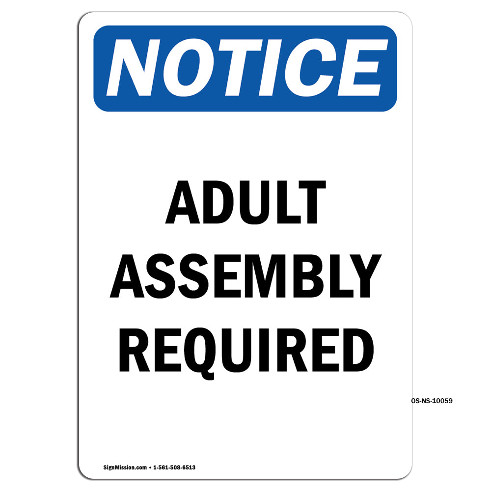 Adult Assembly Required
