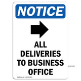All Deliveries To Business Office