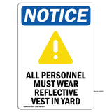 All Personnel Must Wear Reflective