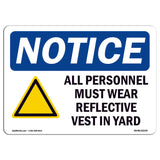 All Personnel Must Wear Reflective