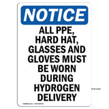 All PPE, Hard Hat, Glasses And Gloves Must