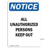 All Unauthorized Persons Keep Out