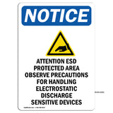Attention ESD Protected Area