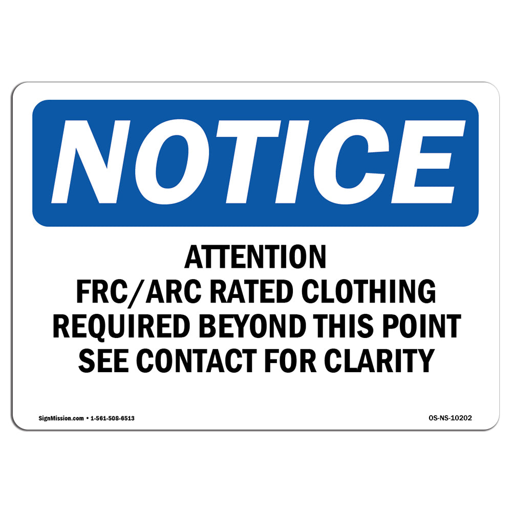 Attention Frc Arc Rated Clothing Required