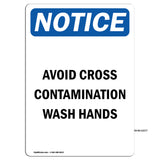 Avoid Cross Contamination Wash Hands