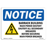Barracks Building Main Power