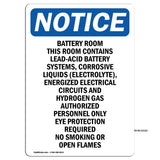 Battery Room This Room Contains Lead-Acid