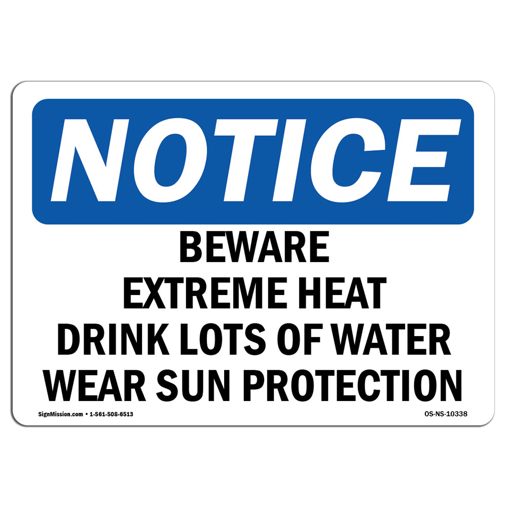 Beware Extreme Heat Drink Lots Of Water