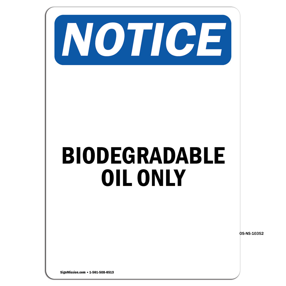 Biodegradable Oil Only