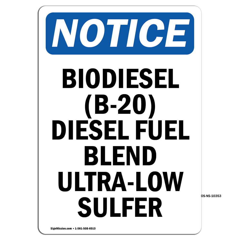 Biodiesel (B-20) Diesel Fuel Blend