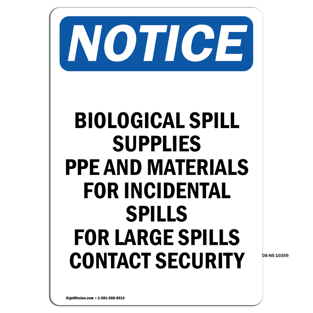 Biological Spill Supplies PPE And Materials