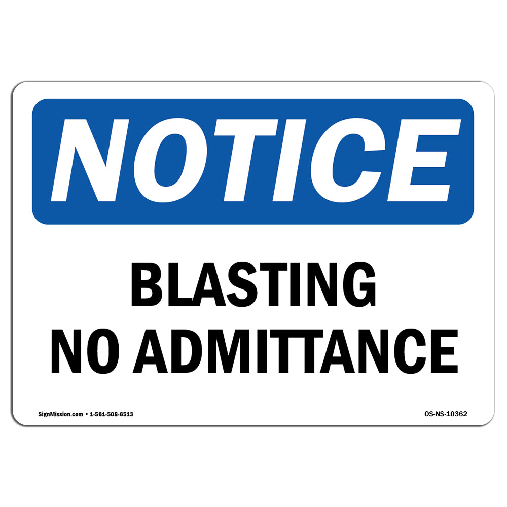 Blasting No Admittance