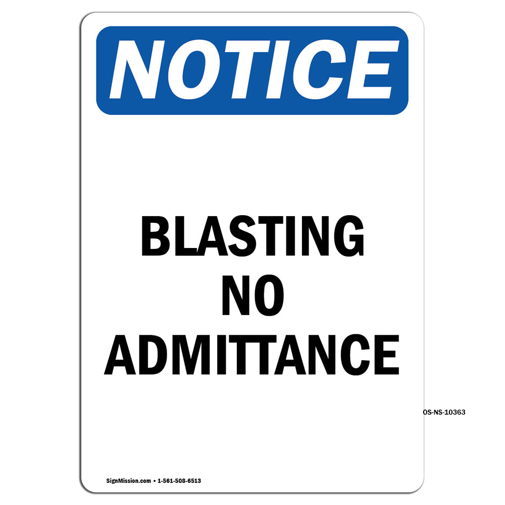 Blasting No Admittance