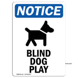 Blind Dog At Play